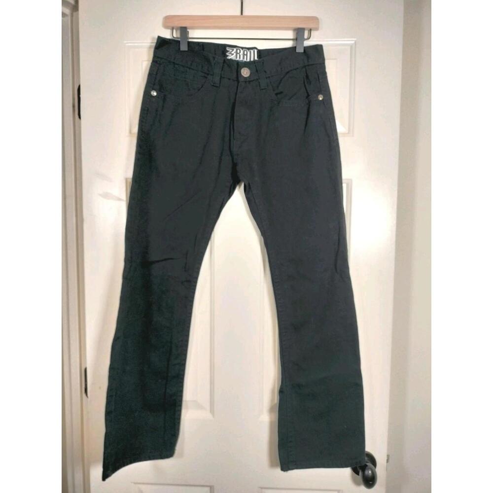Vintage Y2K Third Rail‎ by Zoo York Men’s Black Pants Size 31x29